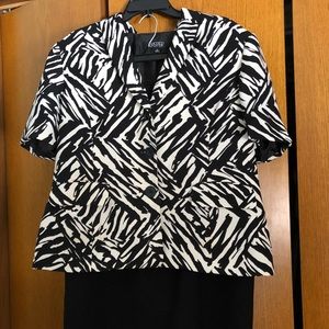 KASPER SHORT SLEEVE SKIRT SUIT